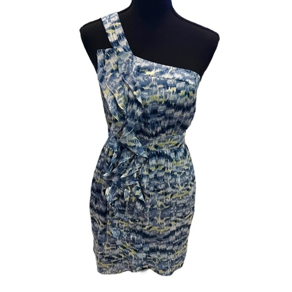 BCBG Generation One Shoulder Mini Dress Size 0 - Picture 1 of 10